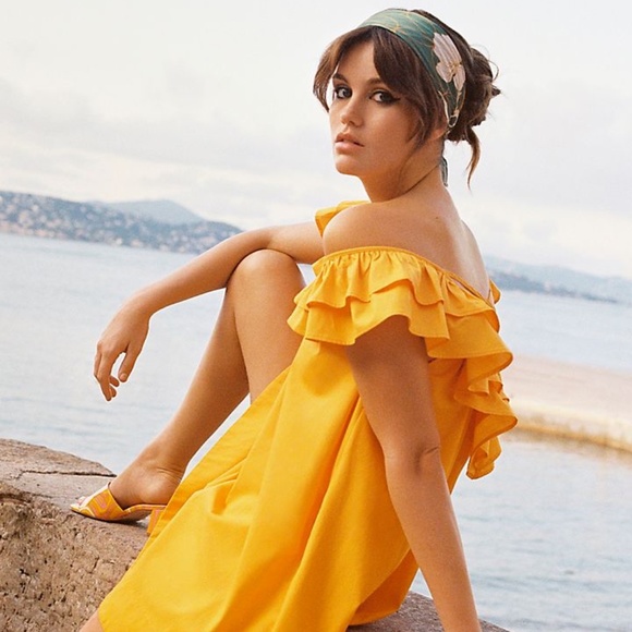 NWT! MAUVE RUFFLE TUNIC DRESS - Picture 2 of 6